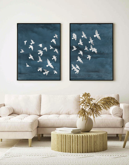 BIRDS IN FLIGHT (SET)