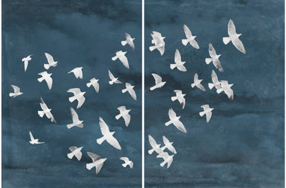 BIRDS IN FLIGHT (SET)