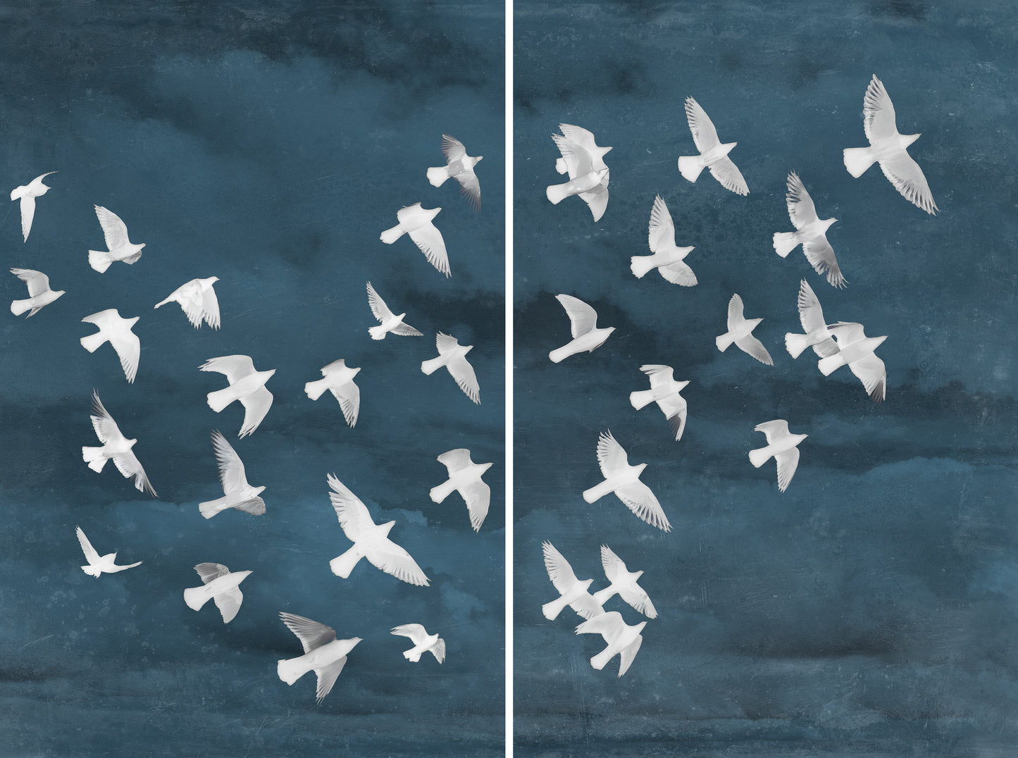 BIRDS IN FLIGHT (SET)