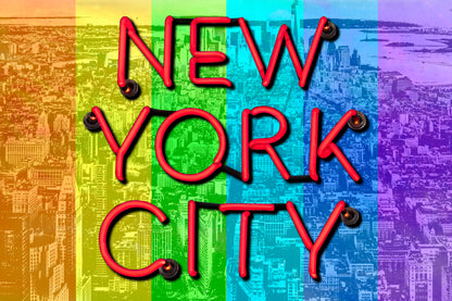 NEW YORK CITY NEON: RAINBOW