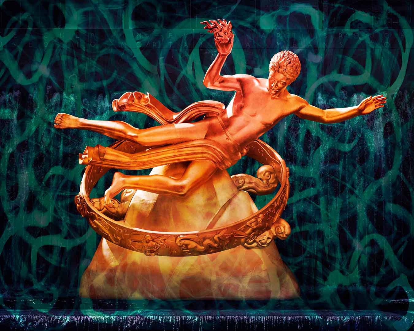 ROCKEFELLER CENTER PROMETHEUS WALL ART CANVAS & PRINTS – The Riley ...