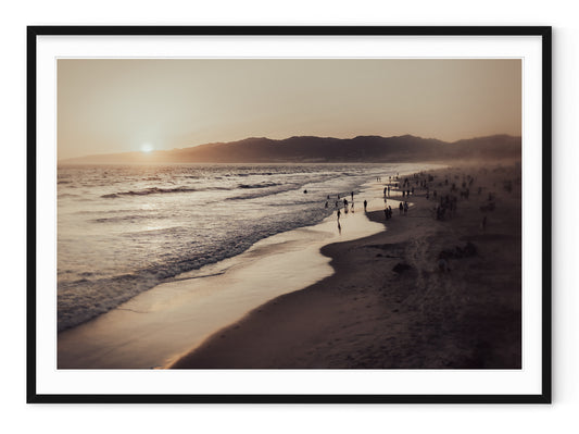 SANTA MONICA BEACH SUNSET