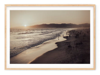 SANTA MONICA BEACH SUNSET